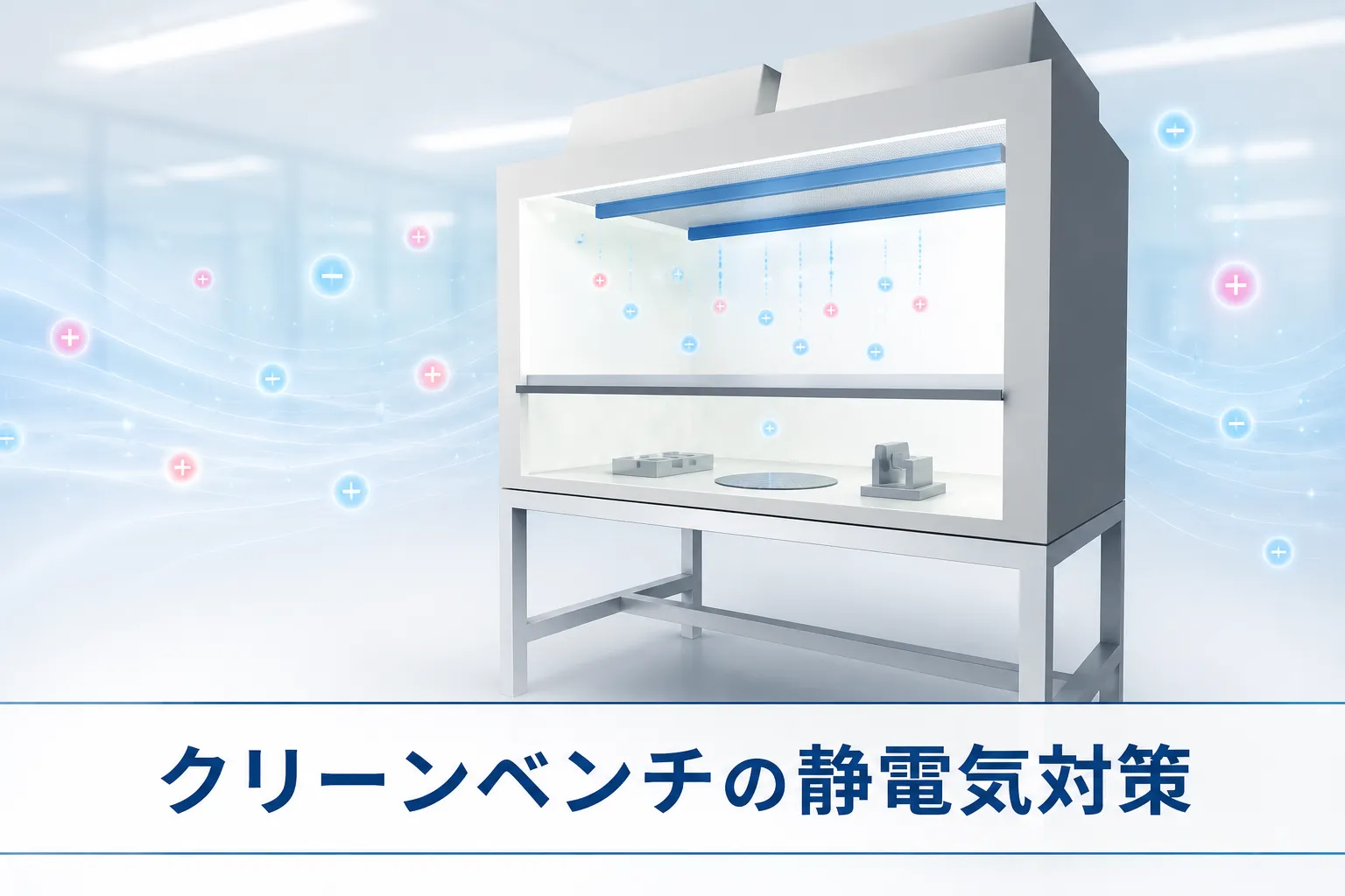 クリーンベンチで静電気対策