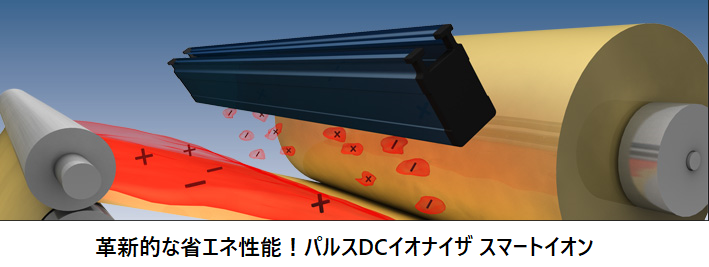 革新的な省エネ性能！パルスDCイオナイザ スマートイオン