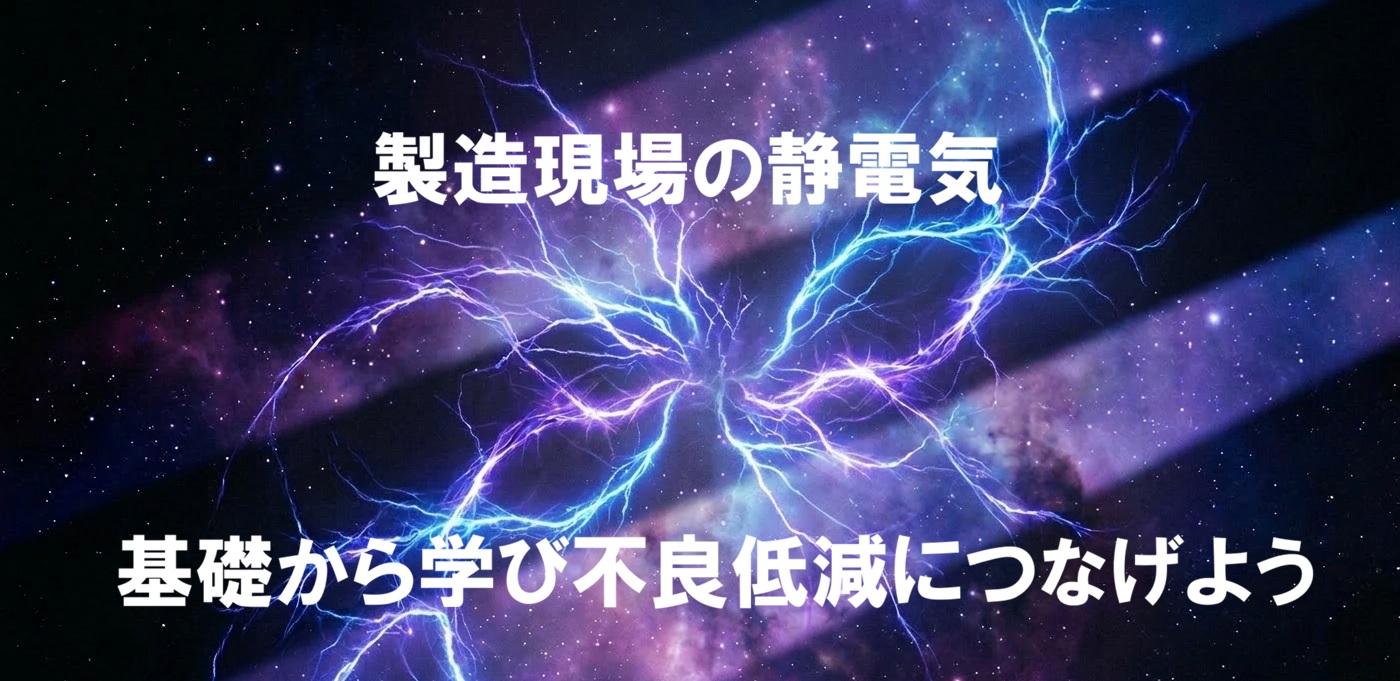 製造現場の静電気｜基礎から学び 不良低減につなげよう！
