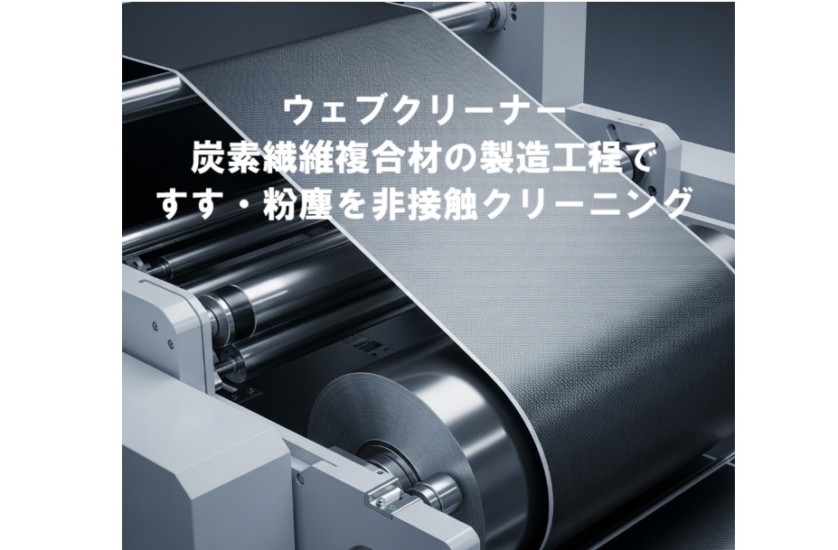 炭素繊維に触らない「非接触」クリーナー紹介ページです