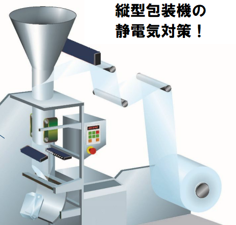 縦型包装機の静電気対策(画像データ付き)