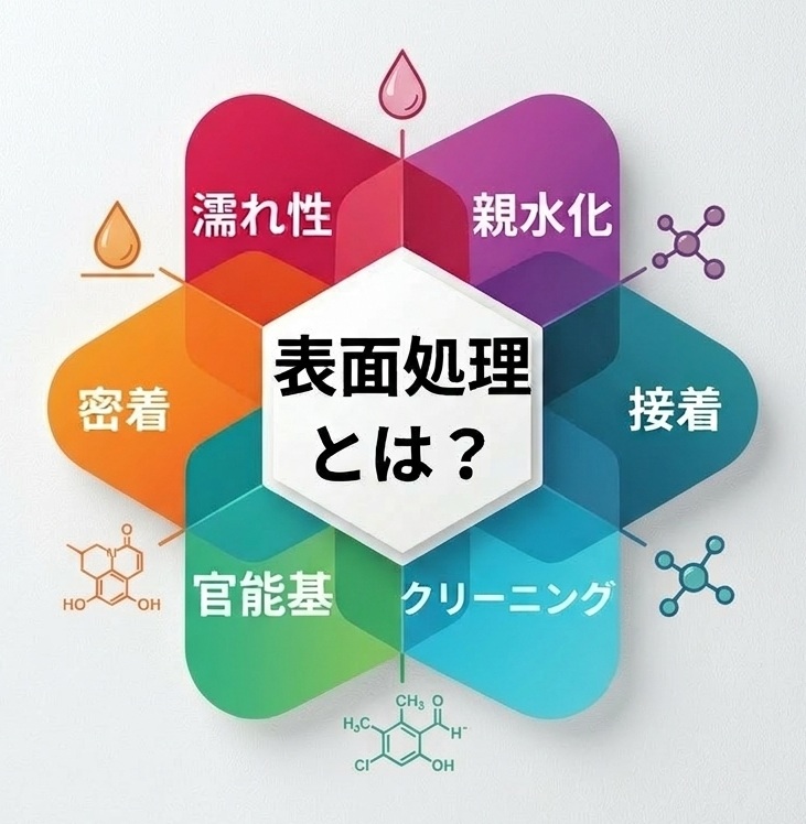 表面処理とは？　プラズマの仕組みと親水化の原理
